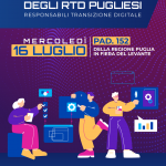 Il 16 luglio il 2° Incontro dei Responsabili per la Transizione al Digitale della Puglia