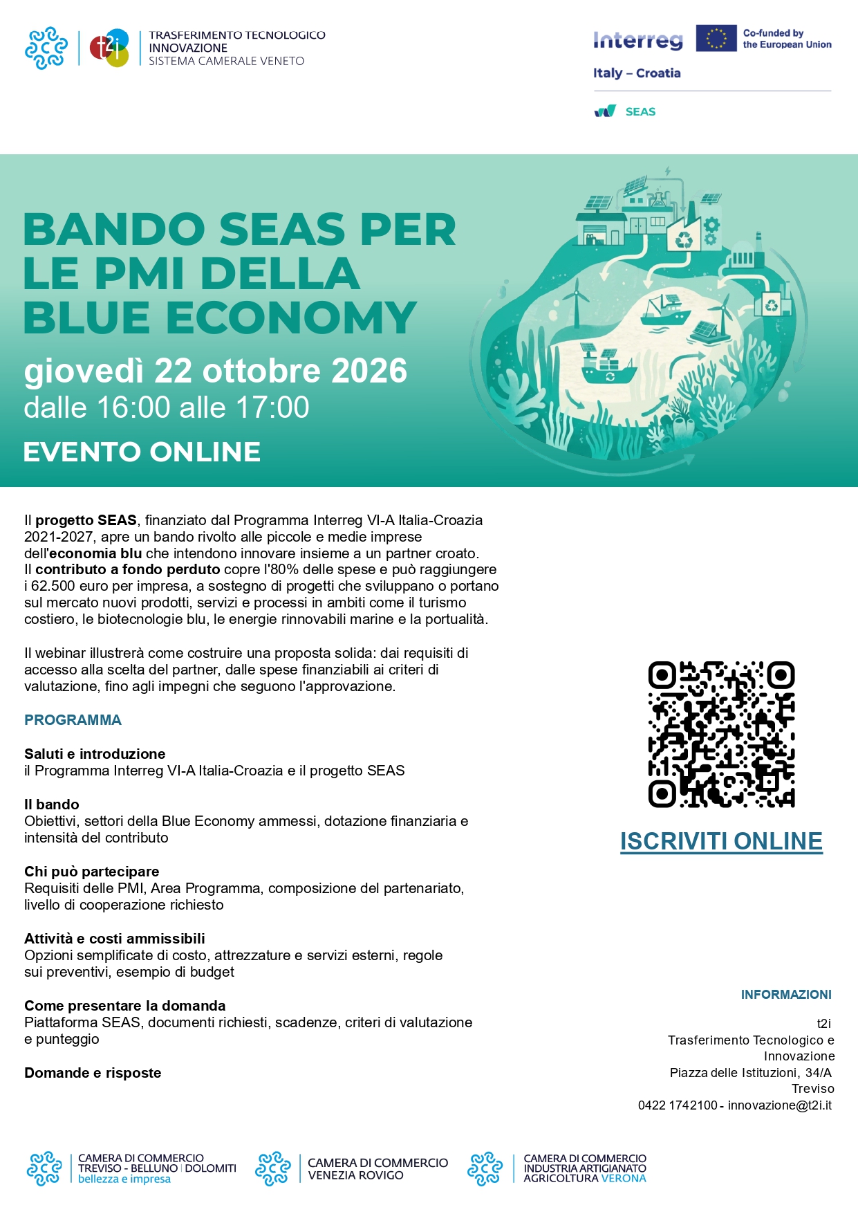 Webinar Bando SEAS per le PMI della Blue Economy