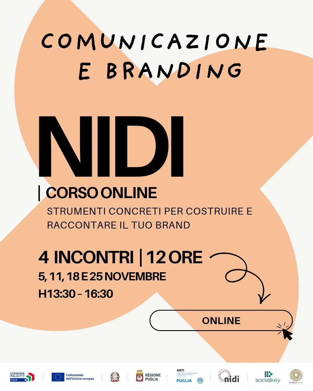 Comunicazione e branding: al via il nuovo percorso formativo gratuito nell’ambito dell’accompagnamento NIDI