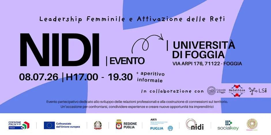Accompagnamento NIDI – Leadership femminile e attivazione delle Reti