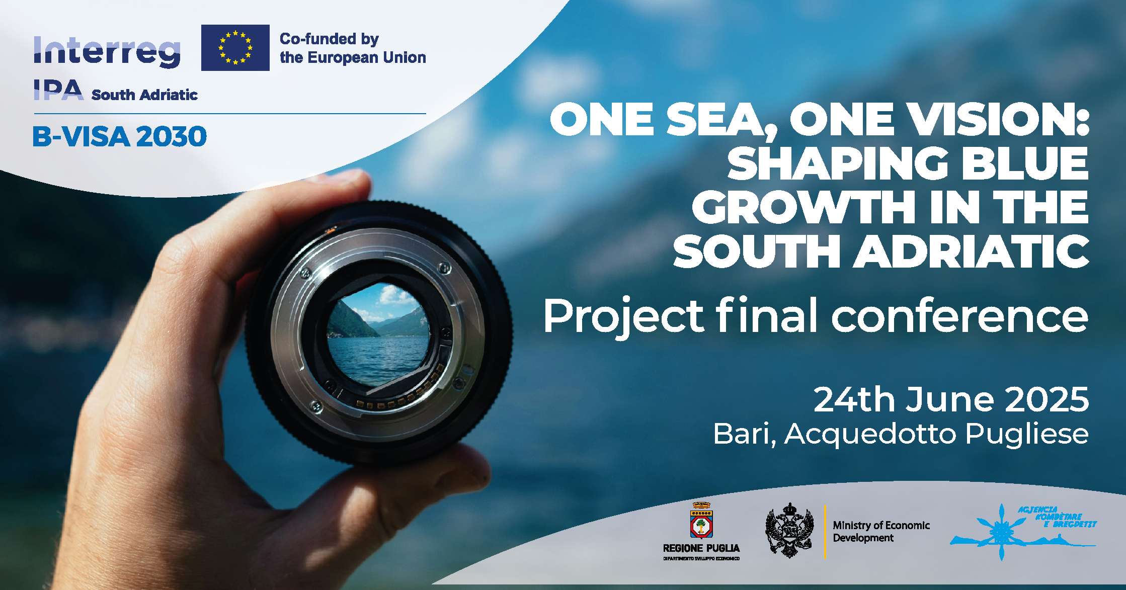 Bari ospita la conferenza finale del progetto B-VISA 2030: strategie condivise per l’economia blu del Sud Adriatico