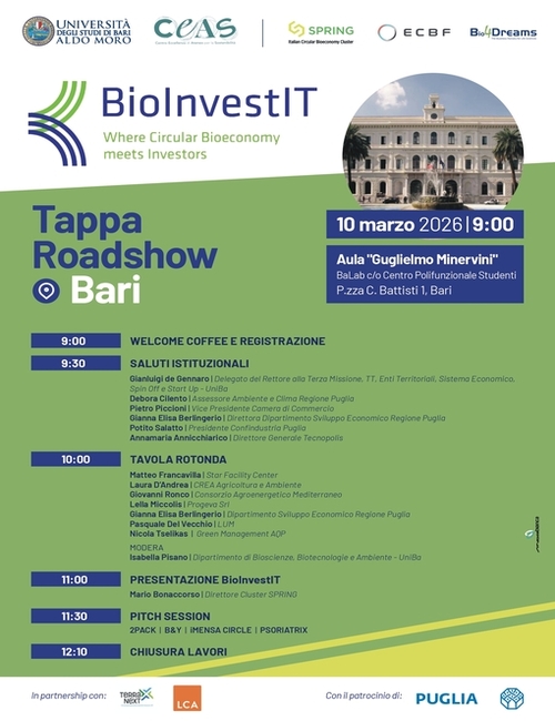 BioInvestIT, il 10 marzo al BaLab la tappa barese
