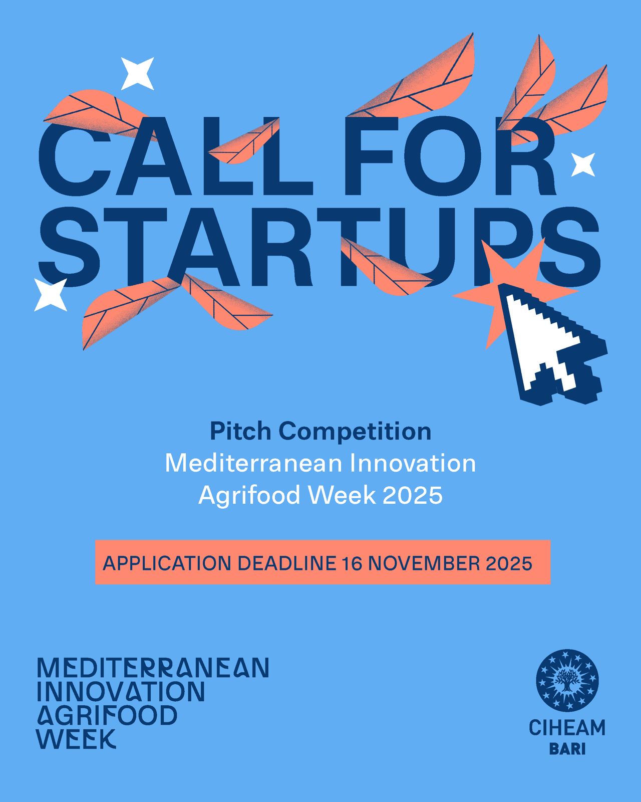 Call per startup: Pitch Competition – Mediterranean Innovation Agrifood Week 2025