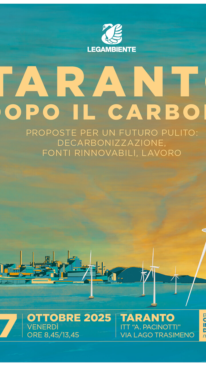 Il 17 ottobre presentazione dello studio “Taranto dopo il carbone”