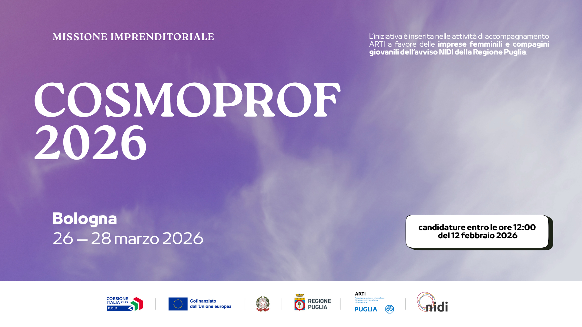 NIDI, missione imprenditoriale a Cosmoprof Bologna 2026
