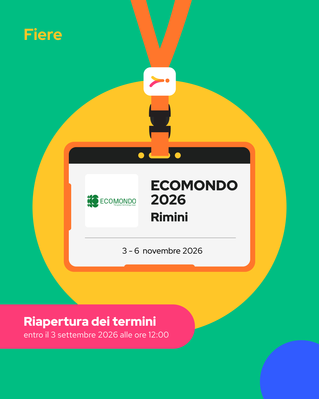 Missione imprenditoriale a Ecomondo per Percorsi d’impresa: prorogati i termini al 3 settembre