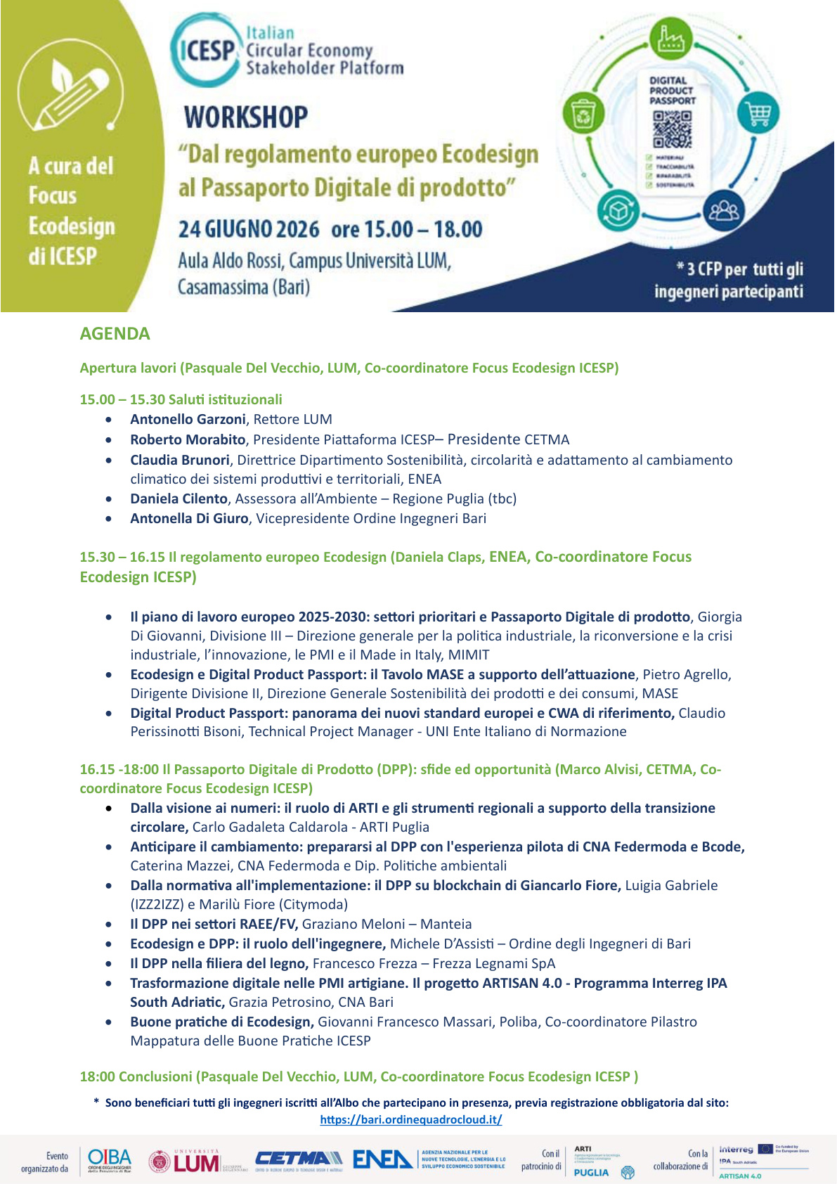 Passaporto Digitale di Prodotto: il workshop ICESP sul regolamento europeo Ecodesign