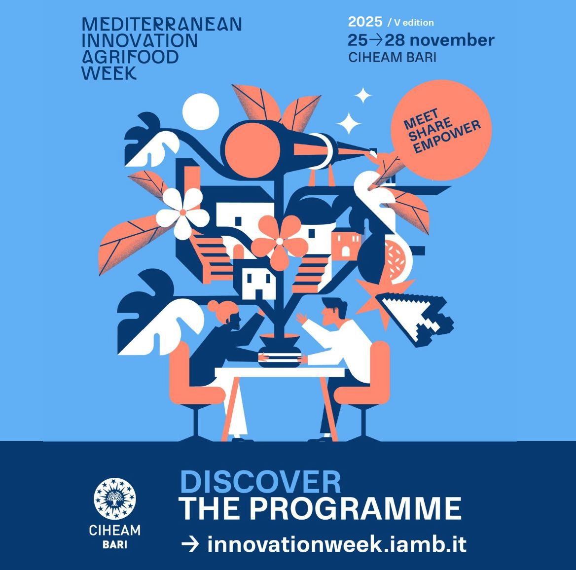 Mediterranean Innovation Agrifood Week, dal 25 al 28 novembre al CIHEAM Bari