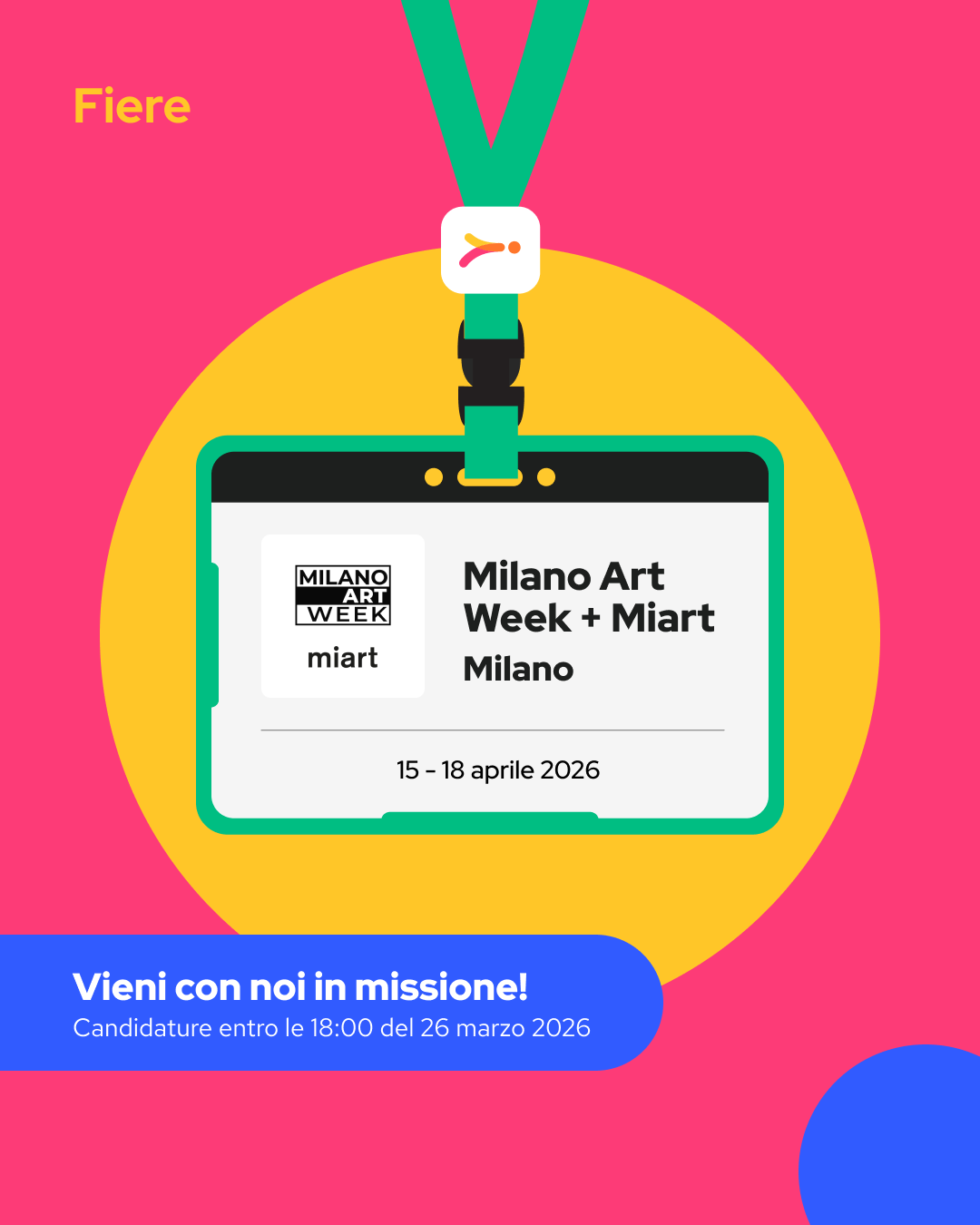 Galattica e Percorsi d’impresa: online la manifestazione d’interesse a partecipare a Milano Art Week e Miart