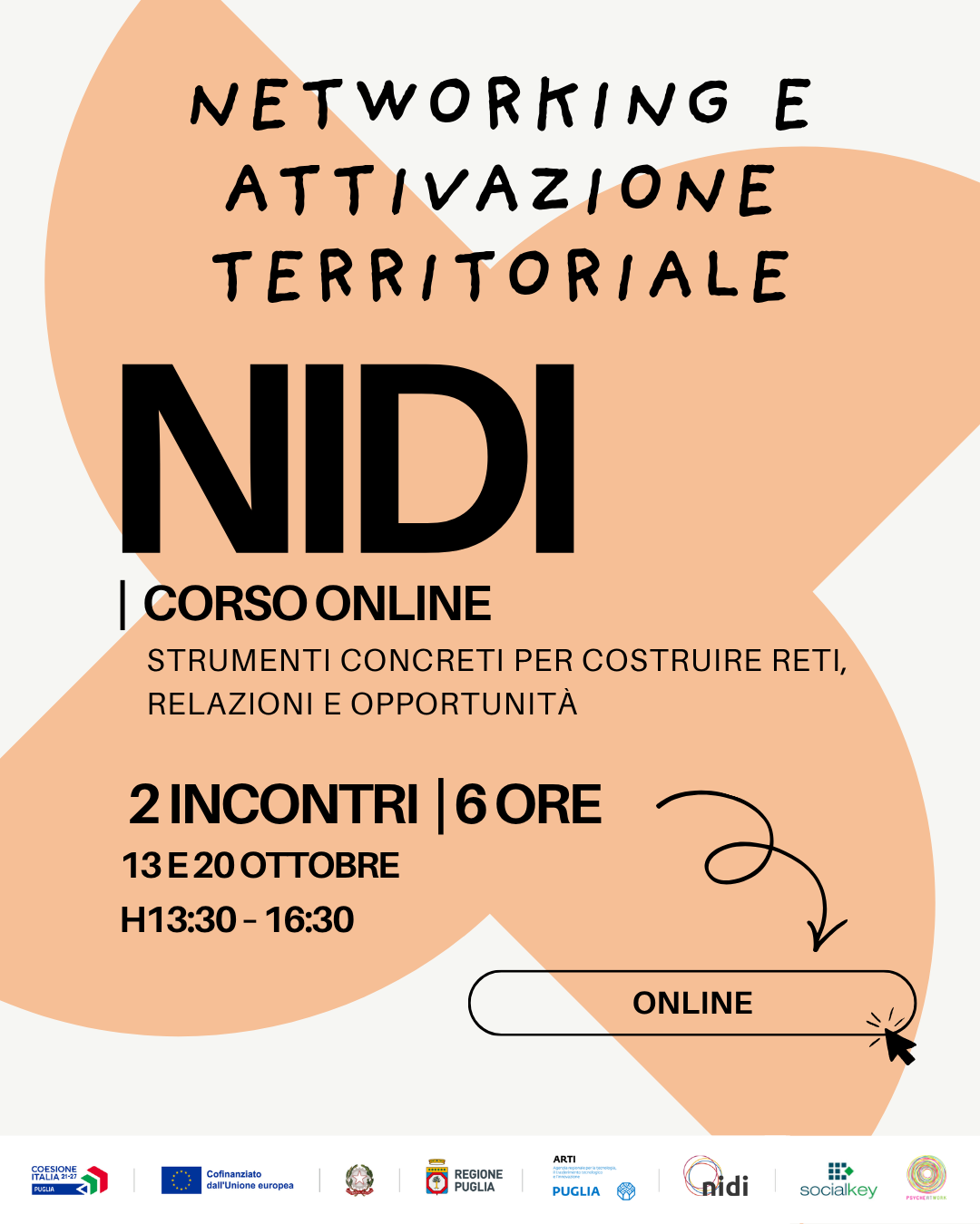 Accompagnamento NIDI: percorso formativo online networking e attivazione territoriale