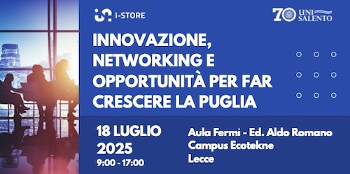 Innovazione, networking e opportunità: il 18 luglio l'evento all'Università del Salento