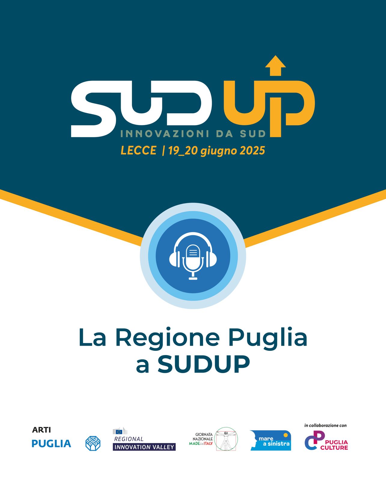 Sud Up 2025: disponibili i podcast realizzati durante la manifestazione