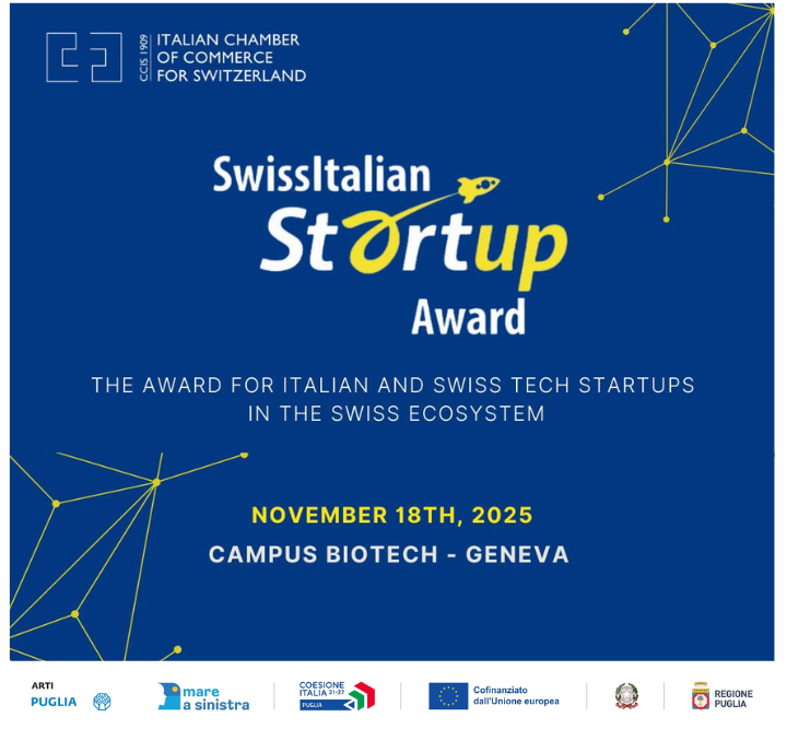Avviso per manifestazione di interesse per partecipare allo Swiss Italian Startup Award