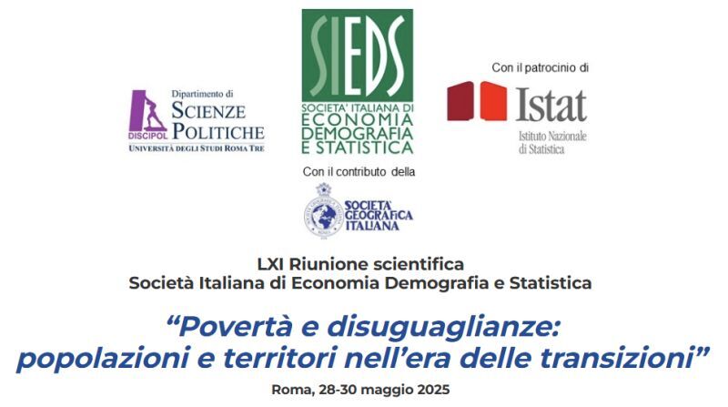 ARTI alla LXI Riunione Scientifica SIEDS con due contributi su sviluppo locale e sostenibilità