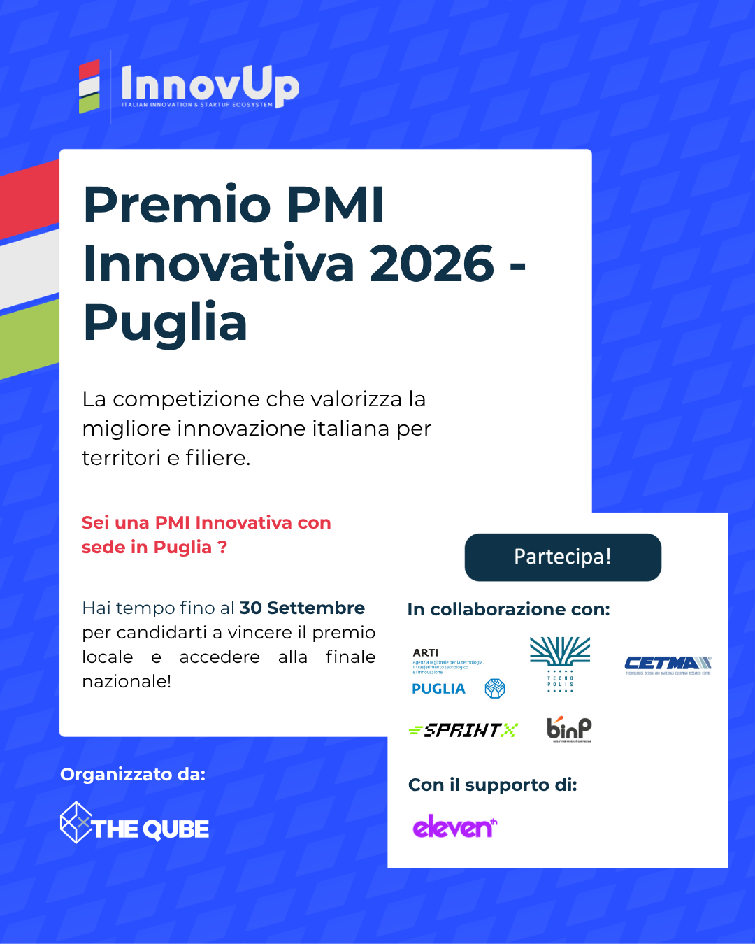 InnovUp Puglia, al via le candidature del Premio per le PMI innovative