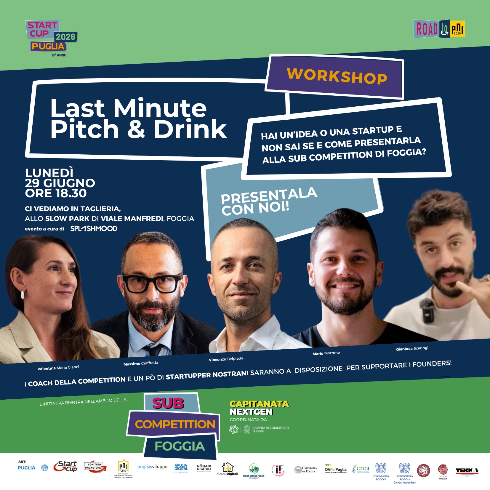 Al via gli incontri di supporto alla candidatura alla Sub Competition territoriale di Foggia