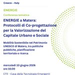 ENERGIE porta a Matera il confronto sulla mobilità sostenibile nei siti UNESCO