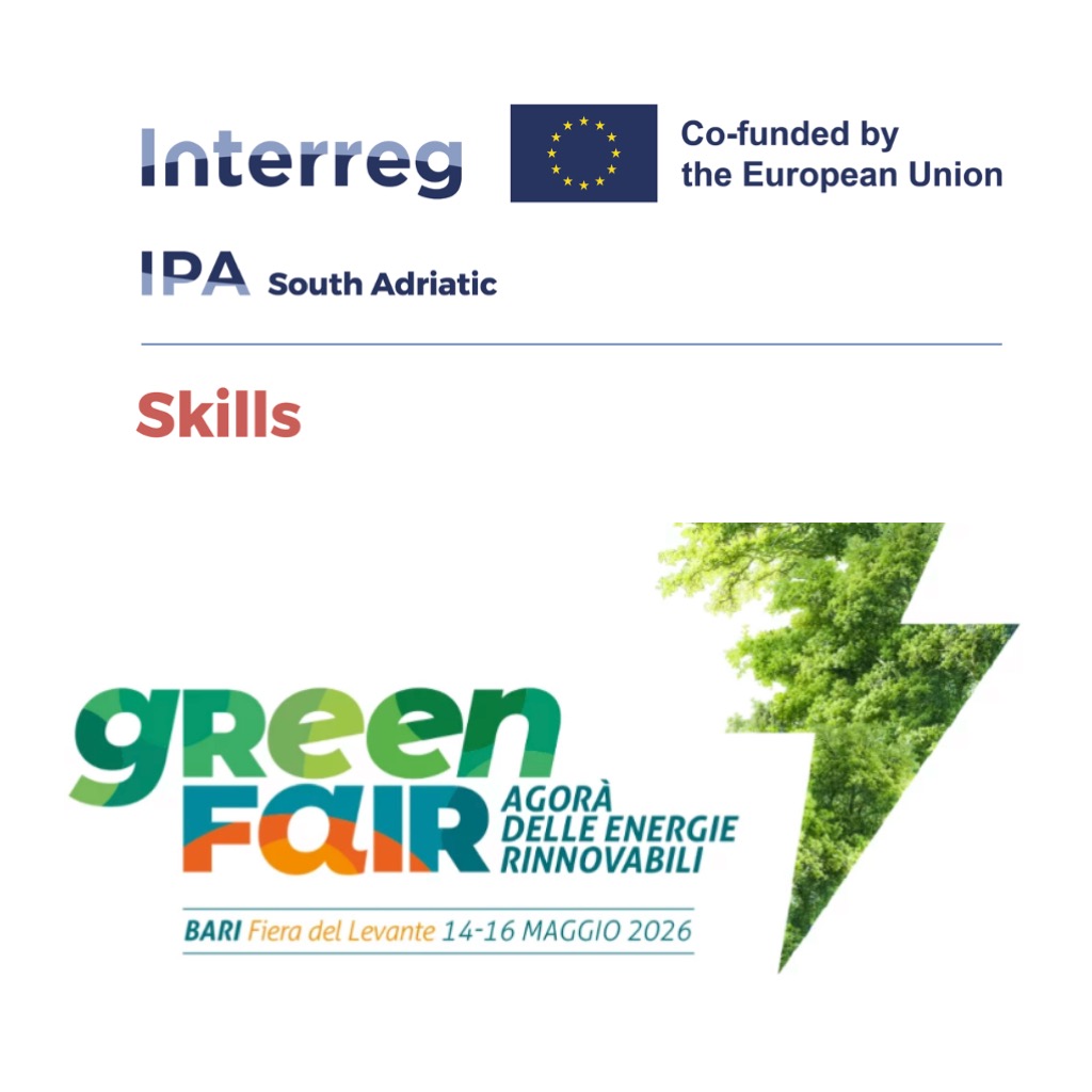 SKILLS: domani, 14 maggio, il panel su Cooperazione e blue skills alla Green Fair di Bari