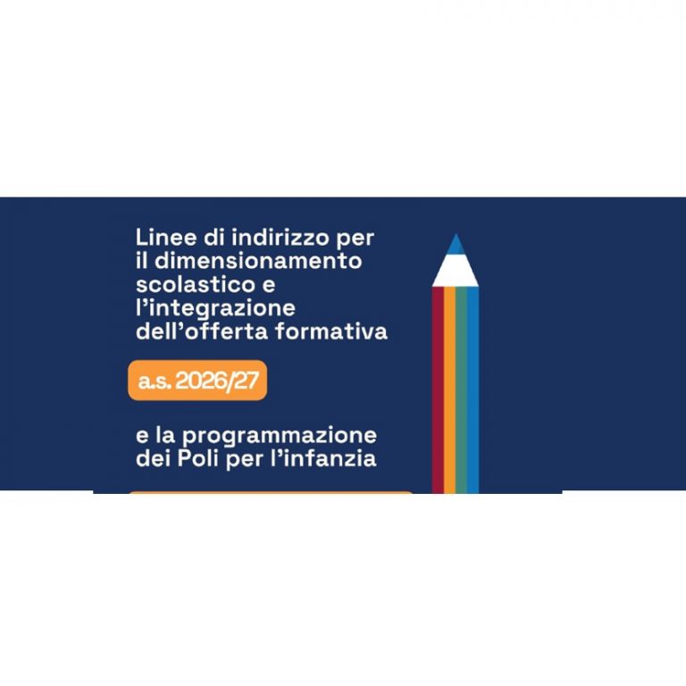 Il contributo di ARTI alle Linee di indirizzo per il dimensionamento scolastico e l’integrazione dell’offerta formativa 2026/27