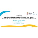 Parità di genere e autonomia economica delle donne: appuntamento il 9 aprile alla Fiera del Levante