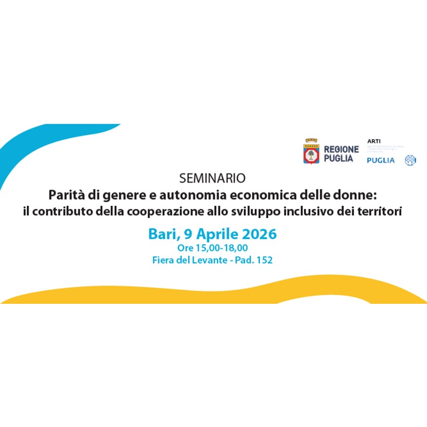 Parità di genere e autonomia economica delle donne: appuntamento il 9 aprile alla Fiera del Levante