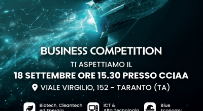 Giovedì 18 settembre ARTI Puglia alla Business Competition StarTAp 25 a Taranto