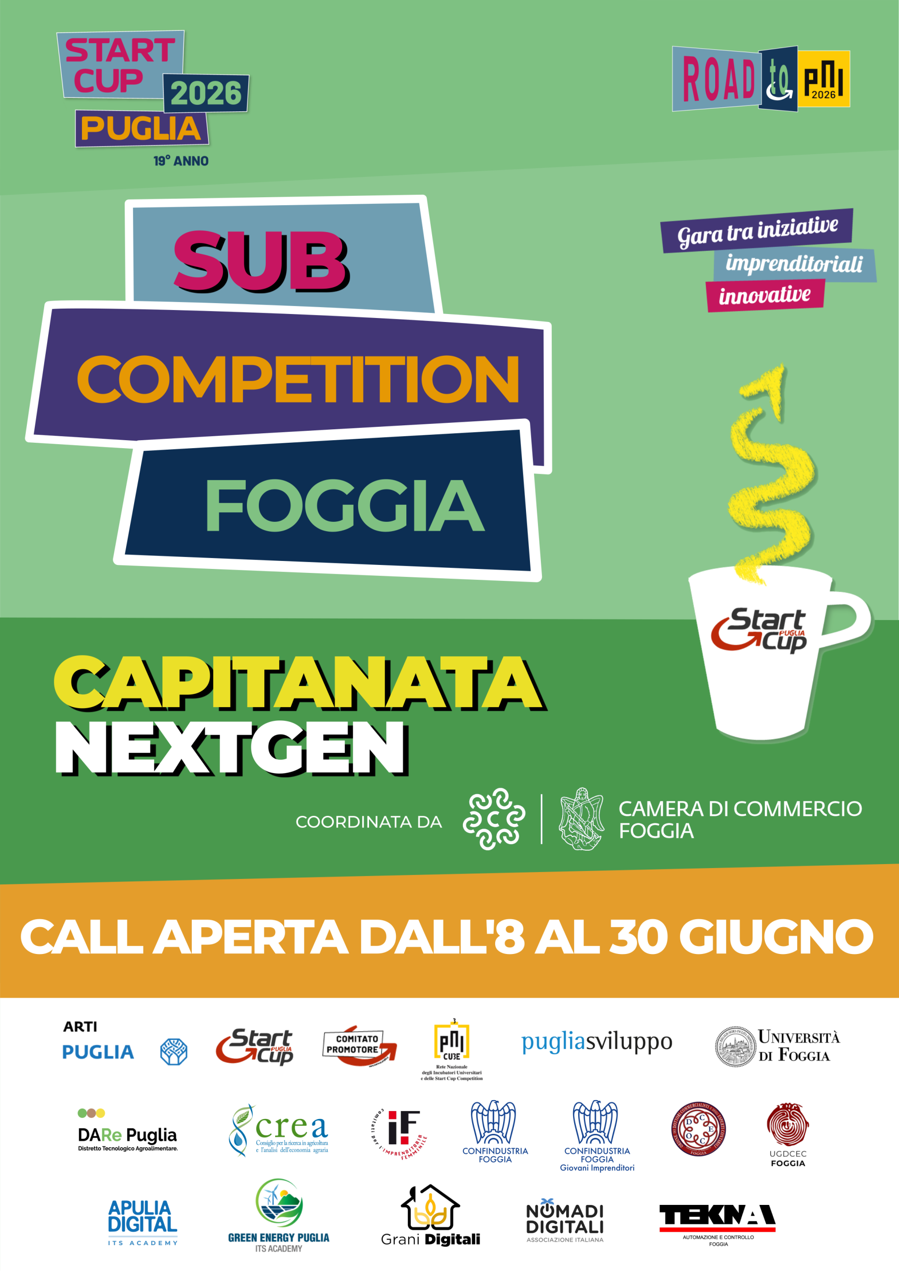 Al via la quarta sub competition territoriale di Start Cup Puglia: Capitanata NextGen