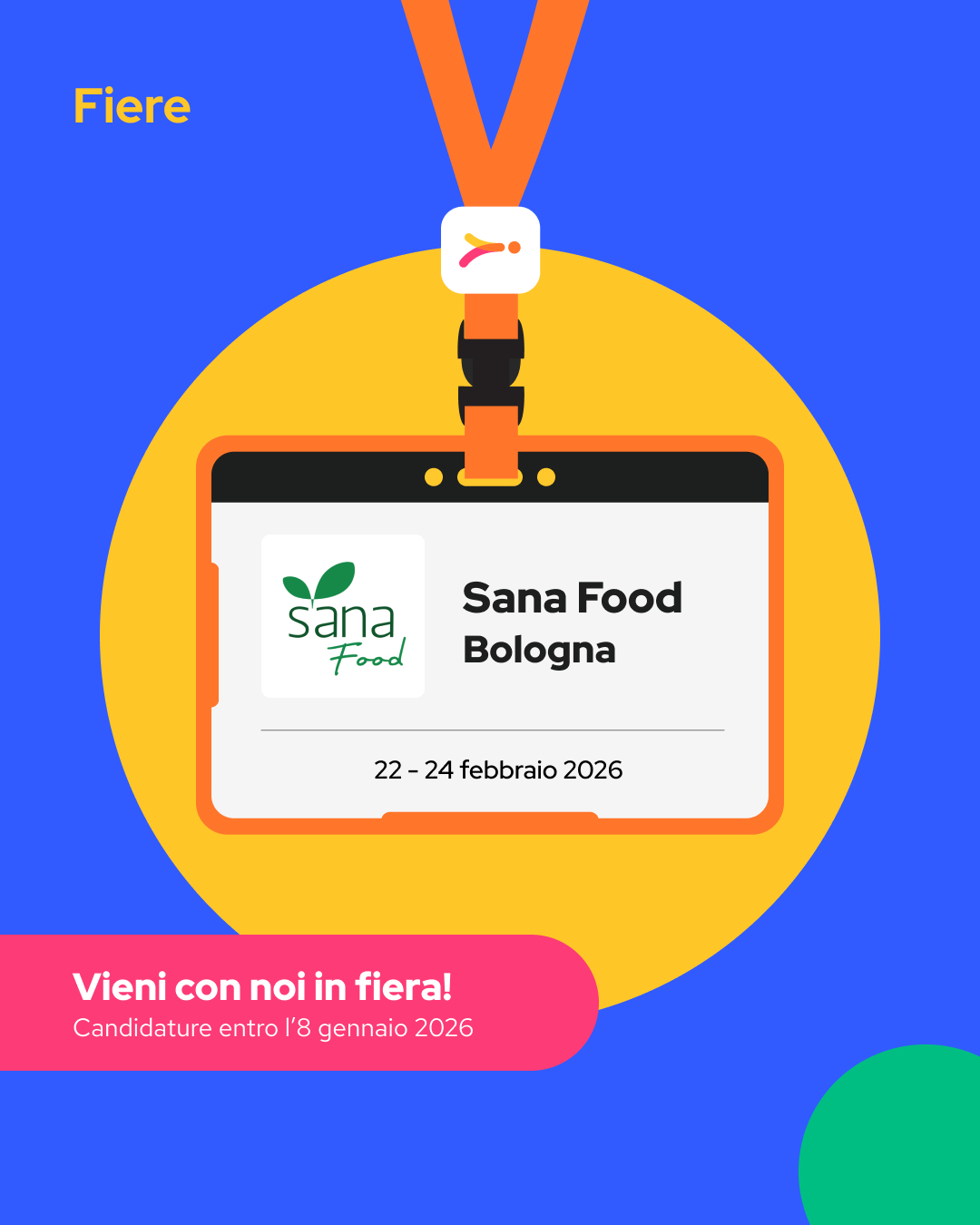 Galattica e Percorsi d’impresa a Sana Food Bologna, aperta la manifestazione di interesse a partecipare