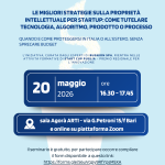 Il 20 maggio webinar sulla Proprietà Intellettuale a cura di Bugnion